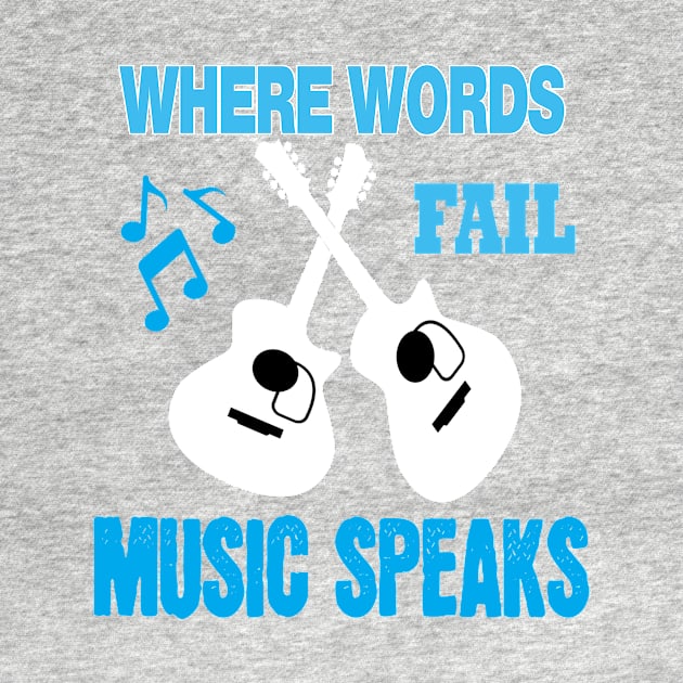 where words fail music speaks guitar | music lovers and dance | pop song by stylechoc